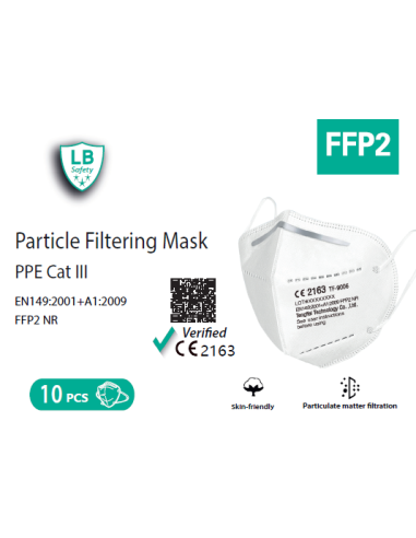 Mascherine FFP2 confezione 10 pezzi