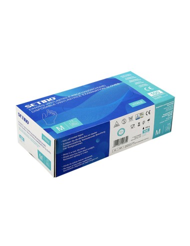 Guanti da esaminazione in mescola in Nitrile + Vinile